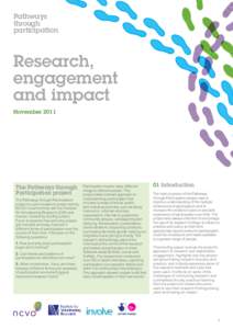 Pathways through participation Research, engagement