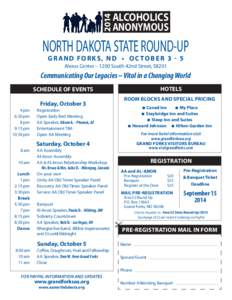 Grand Forks /  North Dakota / Al-Anon/Alateen / Geography of the United States / North Dakota / Alerus Center / North Dakota Fighting Sioux football