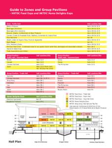 Guide to Zones and Group Pavilions  - HKTDC Food Expo and HKTDC Home Delights Expo Zone - Public Hall