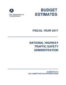 Microsoft Word - FY 2017 NHTSA_CBJ_FINAL_02_03_2016