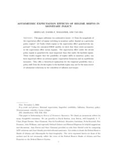 Inflation / Monetary policy / Macroeconomic policy / Macroeconomic model / Lucas critique / Dynamic stochastic general equilibrium / Rational expectations / Real interest rate / Disinflation / Macroeconomics / Economics / New classical macroeconomics