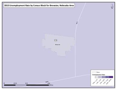 ´ NE[removed]Unemployment Rate by Census Block for Brewster, Nebraska Area  1.7%