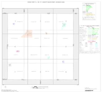 INDEX FOR P.L[removed]COUNTY BLOCK MAP (CENSUS[removed]INDEX MAP LEGEND SYMBOL NAME STYLE