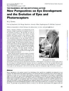 Visual system / Transcription factors / Developmental biology / Histology / PAX6 / Pax genes / Walter Jakob Gehring / Aniridia / Evolution of the eye / Biology / Anatomy / Eye