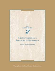 The November 2011 Elections in Nicaragua: