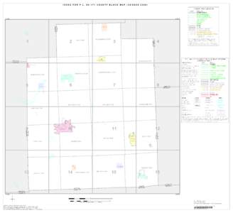 INDEX FOR P.L[removed]COUNTY BLOCK MAP (CENSUS[removed]INDEX MAP LEGEND SYMBOL NAME STYLE