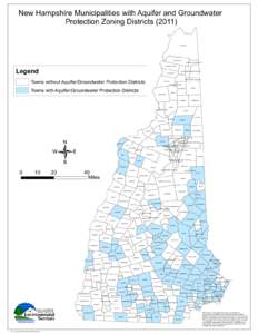 New Hampshire Municipalities with Aquifer and Groundwater Protection Zoning Districts[removed]PITTSBURG CLARKSVILLE