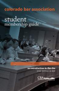 colorado bar association  student membership guide