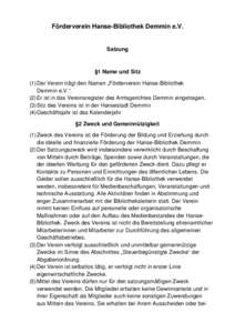 Microsoft Word - Satzung Förderverein Hanse-Bibliothek.docx