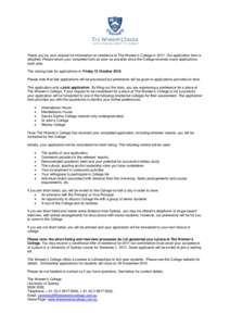 Microsoft Word - Application Information Sheet.doc