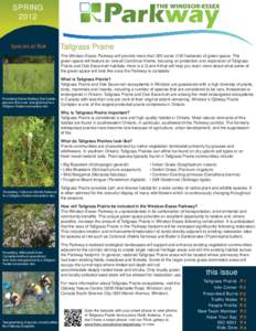 SPRING 2012 Species at Risk  Tallgrass Prairie
