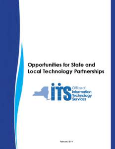 Opportunities for State and Local Technology Partnerships Page of[removed]February