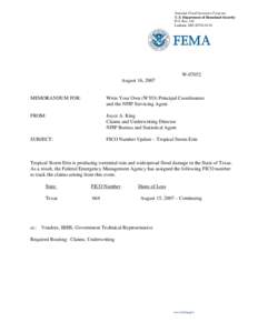 Microsoft Word - FICO Letter Tropical Storm Erin -TX.doc