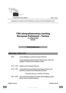 Arab Maghreb Union / European Parliament / MEPs for Italy 2004–2009 / Pier Antonio Panzeri / Giovanni Pittella