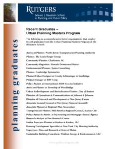 Microsoft Word - Planning Graduates List.doc