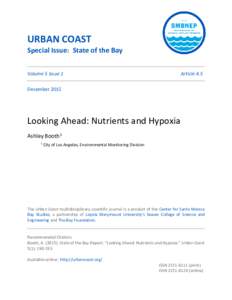 URBAN COAST Special Issue: State of the Bay Volume 5 Issue 1 Article 4.5