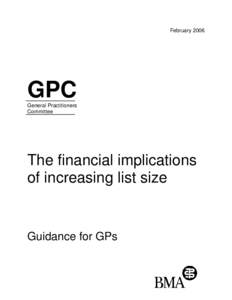 Microsoft Word - Financial implications of increasing list size - Feb 2006.…