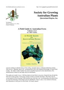Pteridophyta / Flora of Australia / Plant anatomy / Plant morphology / Sorus / Fern / Frond / Banksia spinulosa var. collina / Banksia / Flora of New South Wales / Biology / Botany