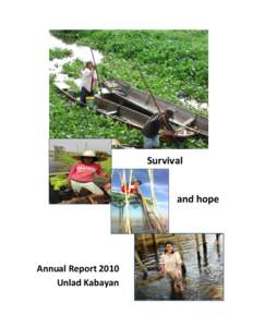 Survival  and hope Annual Report 2010 Unlad Kabayan