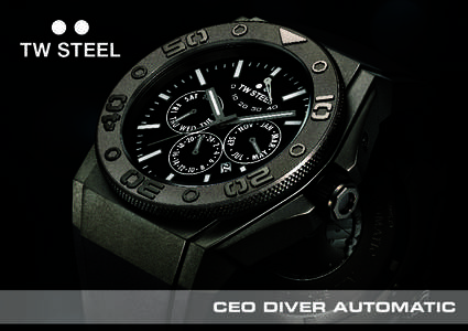 CEO DIVER AUTOMATIC  ENGLISH TW STEEL TW Steel is a watch brand harmoniously combining