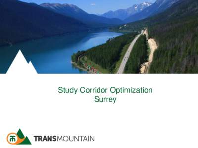 Study Corridor Optimization Surrey Surrey Insert map: Surrey Rev1