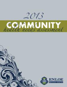 2013  COMMUNITY health needs assessment  TABLE