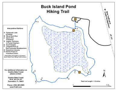 Buck Island Pond Hiking Trail ¿ & head arters