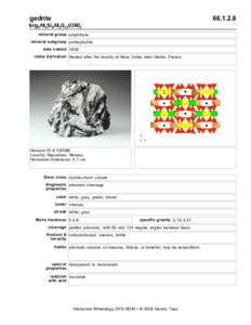 Natural resources / Asbestos / Nesosilicates / Inosilicates / Gemstones / Gedrite / Cummingtonite / Anthophyllite / Kyanite / Crystallography / Amphibole group / Chemistry