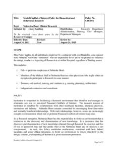 Microsoft Word - Model_CoI_Policy_Research_2012 - NHI Research - April 10, 2014.docx