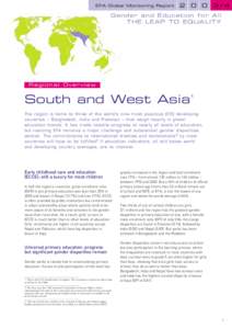 EFA Global Monitoring Report  2 0