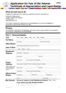 YOV Application form - Aug 2012