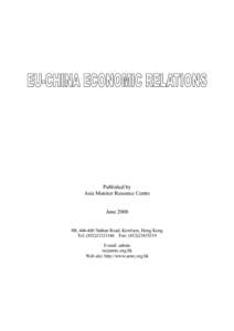 Published by Asia Monitor Resource Centre June 2000 8B, [removed]Nathan Road, Kowloon, Hong Kong Tel: ([removed]Fax: ([removed]