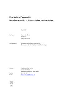 Microsoft Word - extern_070821_SB_Passerelle_Mai2007_definitiv.doc