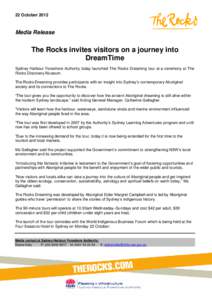 MR - SHFA launches Rocks Dreaming tour FINAL EKpdf