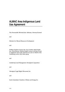 Microsoft Word - ALMAC - ILUA Agreement.doc