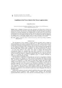 Herpetology / Zoology / Biology / Frog / Decline in amphibian populations / Amphibian / Newt / Common toad / Fauna of Finland / Rana / Fauna of the United Kingdom