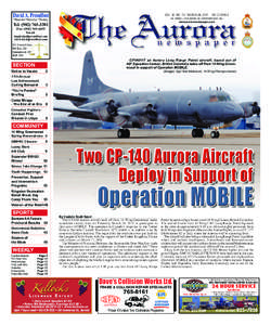 CFB Greenwood / Royal Canadian Air Force / Lockheed CP-140 Aurora / Operation Mobile / Aurora / Ford F-Series / Rebate / Greenwood / Transport / Nova Scotia / Private transport