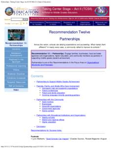 Homework / Achievement gap in the United States / Middle school / Full-Service Community Schools in the United States / WestEd / Education / Standards-based education / Education reform