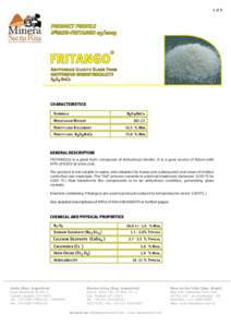 1 of 3  PRODUCT PROFILE NºMSR-FRITANGO  ®