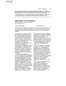 LEGISLATIVE BRANCH  43 For further information concerning the United States Senate, contact the Secretary of the Senate, The Capitol, Washington, DC[removed]Phone, 202–224–2115. For further information concerning the 