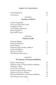 TABLE OF CONTENTS  Acknowledgments Introduction  xiii