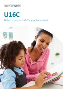 U16C  16 Port Universal USB Charging Component 16 USB ports