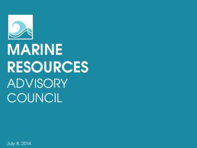 Presentation of proposal, [removed]meeting | Marine Resources Advisory Council | Ocean Acidificaiton | Washington State Department of Ecology