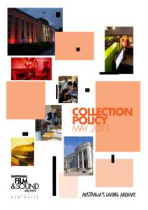 COLLECTION POLICY MAY 2011 Australia’s living archive