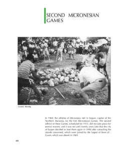 Micronesian Games / Sport in Oceania / Micronesian / Kosrae / Mariana Islands / Guam / Rugby union in the Federated States of Micronesia / Northern Mariana Islands records in athletics / Oceania / Micronesia / Sports