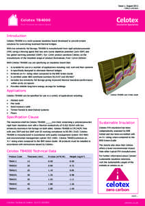 Issue 1, August 2013 CI/SfB | | (2 -) | Rn7 | (M2) | Celotex TB4000 Multi-Purpose Insulation Board