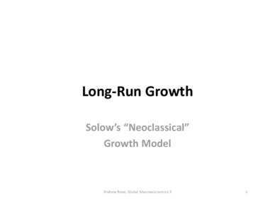 National accounts / Microeconomics / Economic theories / Gross domestic product / Production function / Returns to scale / Real gross domestic product / Solow residual / AK model / Economics / Economic growth / Macroeconomics