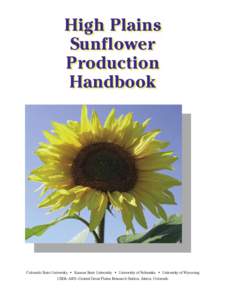 MF2384 High Plains Sunflower Production Handbook