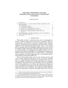 First Amendment to the United States Constitution / Law / Censorship / Whitney v. California / Freedom of speech / Brandenburg v. Ohio / Marketplace of ideas / Denying the Holocaust / Abrams v. United States / Holocaust denial / Freedom of expression / Human rights