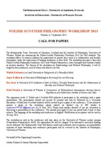 Microsoft Word - Polish-Scottish Philosophy Workshop[removed]CFP